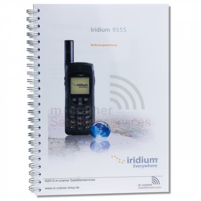 German manual for Iridium 9555