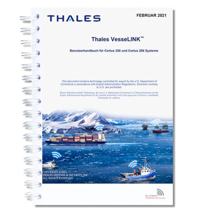 German manual for Thales MissionLINK / VesseLINK