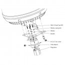 Befestigungsmaterial (Antenna Mast Mount Kit) Sailor 4300
