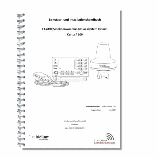 German user manual for LT-4100